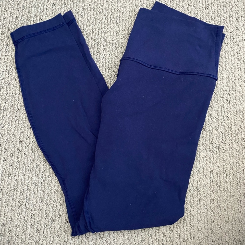 Lululemon 25” align leggings size 8 Navy Blue